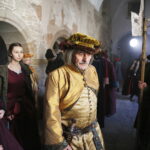 15.04.2019 Wąchock. Klasztor. Plan zdjęciowy serialu filmowego "Korona Królów" / Jarosław Kubalski / Radio Kielce