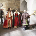 15.04.2019 Wąchock. Klasztor. Plan zdjęciowy serialu filmowego "Korona Królów" / Jarosław Kubalski / Radio Kielce