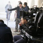 15.04.2019 Wąchock. Klasztor. Plan zdjęciowy serialu filmowego "Korona Królów" / Jarosław Kubalski / Radio Kielce