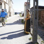 15.04.2019 Wąchock. Klasztor. Plan zdjęciowy serialu filmowego "Korona Królów" / Jarosław Kubalski / Radio Kielce