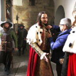 15.04.2019 Wąchock. Klasztor. Plan zdjęciowy serialu filmowego "Korona Królów" / Jarosław Kubalski / Radio Kielce