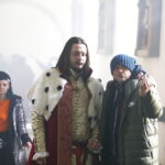 15.04.2019 Wąchock. Klasztor. Plan zdjęciowy serialu filmowego "Korona Królów" / Jarosław Kubalski / Radio Kielce