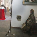 15.04.2019 Wąchock. Klasztor. Plan zdjęciowy serialu filmowego "Korona Królów" / Jarosław Kubalski / Radio Kielce