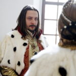 15.04.2019 Wąchock. Klasztor. Plan zdjęciowy serialu filmowego "Korona Królów" / Jarosław Kubalski / Radio Kielce