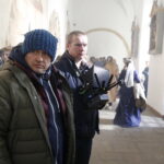 15.04.2019 Wąchock. Klasztor. Plan zdjęciowy serialu filmowego "Korona Królów" / Jarosław Kubalski / Radio Kielce