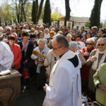 20.04.2019 Kielce. Święta Wielkanocne. Święcenie pokarmów przed katedrą / Jarosław Kubalski / Radio Kielce
