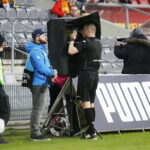 22.04.2019 Kielce. LOTTO Ekstraklasa. Mecz Korona Kielce - Śląsk Wrocław. VAR / Jarosław Kubalski / Radio Kielce