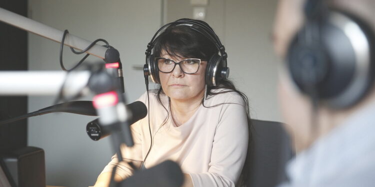 08.04.2019 Radio Kielce. Punkty Widzenia. Bożena Jasiowska, zarząd główny ZNP / Jarosław Kubalski / Radio Kielce