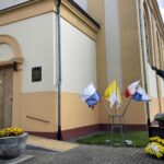 Rowerowa majówka z Radiem Kielce - Żółty szlak rowerowy dookoła Sandomierza "Sandomierskie krajobrazy". Na zdjęciu: kościół parafialny w Wielowsi / Radio Kielce