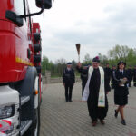 Krynki. Gminne Święto Strażaków połączone z przekazaniem nowego wozu dla OSP Krynki. Na zdjęciu Wojciech Zdon / Anna Głąb / Radio Kielce