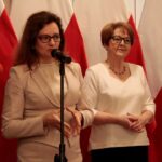 Kielce. Spotkanie wielkanocne wojewody z parlamentarzystami i dziennikarzami. Wojewoda Agata Wojtyszek, poseł Maria Zuba / Krzysztof Bujnowicz / Radio Kielce