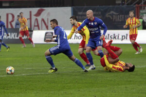 Gliwice. Korona Kielce - Piast Gliwice / Krzysztof Bujnowicz / Radio Kielce