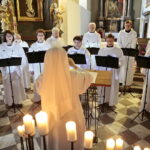 Kantata o Bożym umęczeniu w klasztorze na Karczówce / Marzena Mąkosa / Radio Kielce