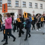 Strajk nauczycieli - pikieta przed Urzędem Miasta / Marzena Mąkosa / Radio Kielce