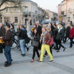 Strajk nauczycieli - pikieta przed Urzędem Miasta / Marzena Mąkosa / Radio Kielce