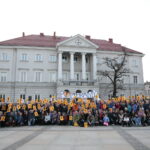 Strajk nauczycieli - pikieta przed Urzędem Miasta / Marzena Mąkosa / Radio Kielce