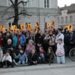 Strajk nauczycieli - pikieta przed Urzędem Miasta / Marzena Mąkosa / Radio Kielce