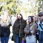 Manifestacja uczniów przed Zespołem Szkół Przemysłu Spożywczego / Marzena Mąkosa / Radio Kielce