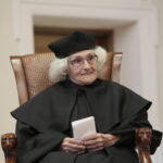 Profesor Wiktoria Śliwowska doktorem honoris causa UJK. Na zdjęciu: profesor Wiktoria Śliwowska / Marzena Mąkosa / Radio Kielce