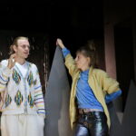 Konferencja prasowa przed premierą "Psychozy". Na zdjęciu: Anna Kłos i Bartłomiej Cabaj / Marzena Mąkosa / Radio Kielce