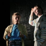 Konferencja prasowa przed premierą "Psychozy". Na zdjęciu: Anna Kłos i Bartłomiej Cabaj / Marzena Mąkosa / Radio Kielce