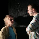 Konferencja prasowa przed premierą "Psychozy". Na zdjęciu: Anna Kłos i Bartłomiej Cabaj / Marzena Mąkosa / Radio Kielce