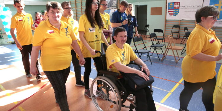 Turniej Bocci dla niepełnosprawnych w Masłowie / Marzena Mąkosa / Radio Kielce