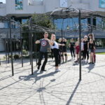 Warsztaty tańca jazzowego, które odbywają się w ramach Festiwalu Tańca / Marzena Mąkosa / Radio Kielce