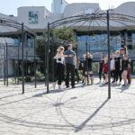 Warsztaty tańca jazzowego, które odbywają się w ramach Festiwalu Tańca / Marzena Mąkosa / Radio Kielce