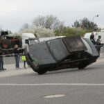 Kaskaderzy w Targach Kielce / Marzena Mąkosa / Radio Kielce