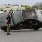 Kaskaderzy w Targach Kielce / Marzena Mąkosa / Radio Kielce