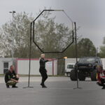 Kaskaderzy w Targach Kielce / Marzena Mąkosa / Radio Kielce