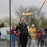 Kaskaderzy w Targach Kielce / Marzena Mąkosa / Radio Kielce