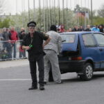 Kaskaderzy w Targach Kielce / Marzena Mąkosa / Radio Kielce