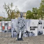 Wystawa planszowa IPN "Powstała by żyć" na placu Wolności / Marzena Mąkosa / Radio Kielce