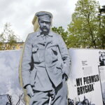 Wystawa planszowa IPN "Powstała by żyć" na placu Wolności / Marzena Mąkosa / Radio Kielce