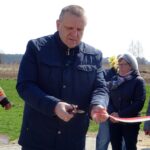 Nietulisko Duże. Otwarcie drogi. Na zdjęciu burmistrz Kunowa Lech Łodej / Emilia Sitarska / Radio Kielce