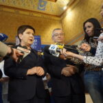 Rejestracja list kandydatów PiS do Parlamentu Europejskiego z okręgu małopolsko- świętokrzyskiego. Wicepremier Beata Szydło / Michał Kita / Radio Kielce