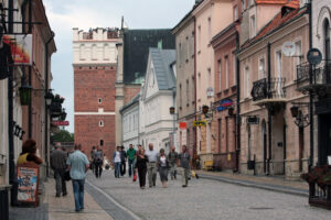 Rowerowa majówka z Radiem Kielce - Żółty szlak rowerowy dookoła Sandomierza "Sandomierskie krajobrazy". Na zdjęciu: Sandomierz / Radio Kielce