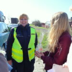 Przedświąteczna kontrola kierowców na krajowej 9 / Emilia Sitarska / Radio Kielce