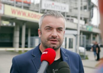 Paweł Jańczyk, rzecznik prasowy Korony Kielce / Stanisław Blinstrub / Radio Kielce