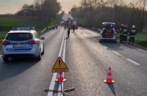 Baćkowice. Tragiczny wypadek na drodze krajowej nr 74 / świętokrzyska policja