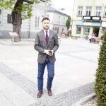 Konferencja Patryka Jakiego na Rynku / Jarosław Kubalski / Radio Kielce