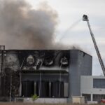 Pożar w zakładach „Termetal” w Dębskiej Woli koło Morawicy / Jarosław Kubalski / Radio Kielce