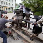 Ławeczka Andrzeja Koziei / Jarosław Kubalski / Radio Kielce