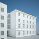 Kielce. Wizualizacja budynków Prokuratury Okręgowej w Kielcach przy ulicy Wesołej / Prokuratura Okręgowa w Kielcach