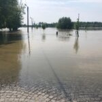 Sandomierz. Bulwar nadwiślański. Podtopienie / Grażyna Szlęzak-Wójcik / Radio Kielce