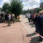 Klimontów. Pikieta ws. obwodnicy / Grażyna Szlęzak - Wójcik / Radio Kielce