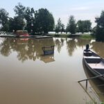 Sandomierz. Bulwar nadwiślański. Podtopienie / Grażyna Szlęzak-Wójcik / Radio Kielce