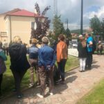 Klimontów. Pikieta ws. obwodnicy / Grażyna Szlęzak - Wójcik / Radio Kielce